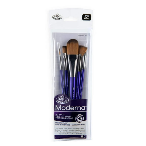 Royal & Langnickel Moderna™ 5pc All Media Variety Brush Set 772