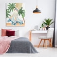 thumbnail image 2 of Stupell Indtries Retro Pop Roller Skates Tropical Palm Tree Summer,36 x 48,Design by Ziwei Li, 2 of 6