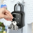 thumbnail image 6 of Key Lock Box 4-Digit Combination Lockbox Waterproof Key Safe Security Storage, 6 of 6