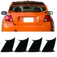 thumbnail image 2 of Ikon Motorsports Compatible with 08-14 WRX 08-11 Impreza STI Trunk Spoiler Wing Stabilizer 4PC - ABS, 2 of 7