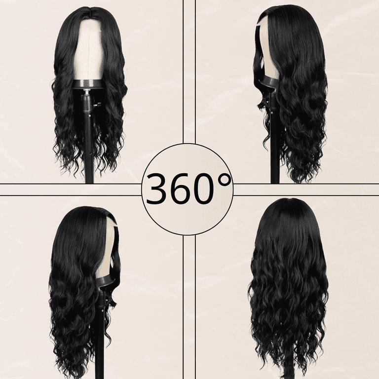 26 Inches Long Wavy Wig for Women (Black) Amazon.com : SHINLEA Black Wig for Women, 26 Inch Long Wavy  main image 2