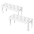 thumbnail image 2 of 2pcs Doll House Bench Miniature Bench Mini Park Garden Patio Unpainted Armrest Bench, 2 of 8