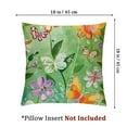 thumbnail image 4 of nygtbtfer Set of 2 Pillow Covers Flower Outdoor Square Indoor Decorative Throw Pillows White, 4 of 7