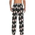 thumbnail image 4 of FREEAMG Men's Cotton Pajama Pants Lounge Sleep Pants Soft Sleepwear Pajama Bottoms with Pockets, 4 of 7