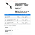 thumbnail image 2 of Front Left CV Axle Assembly 1 - Compatible with 2014 - 2019, 2021 - 2022 Mini Cooper 1.5L 3-Cylinder 2015 2016 2017 2018, 2 of 2