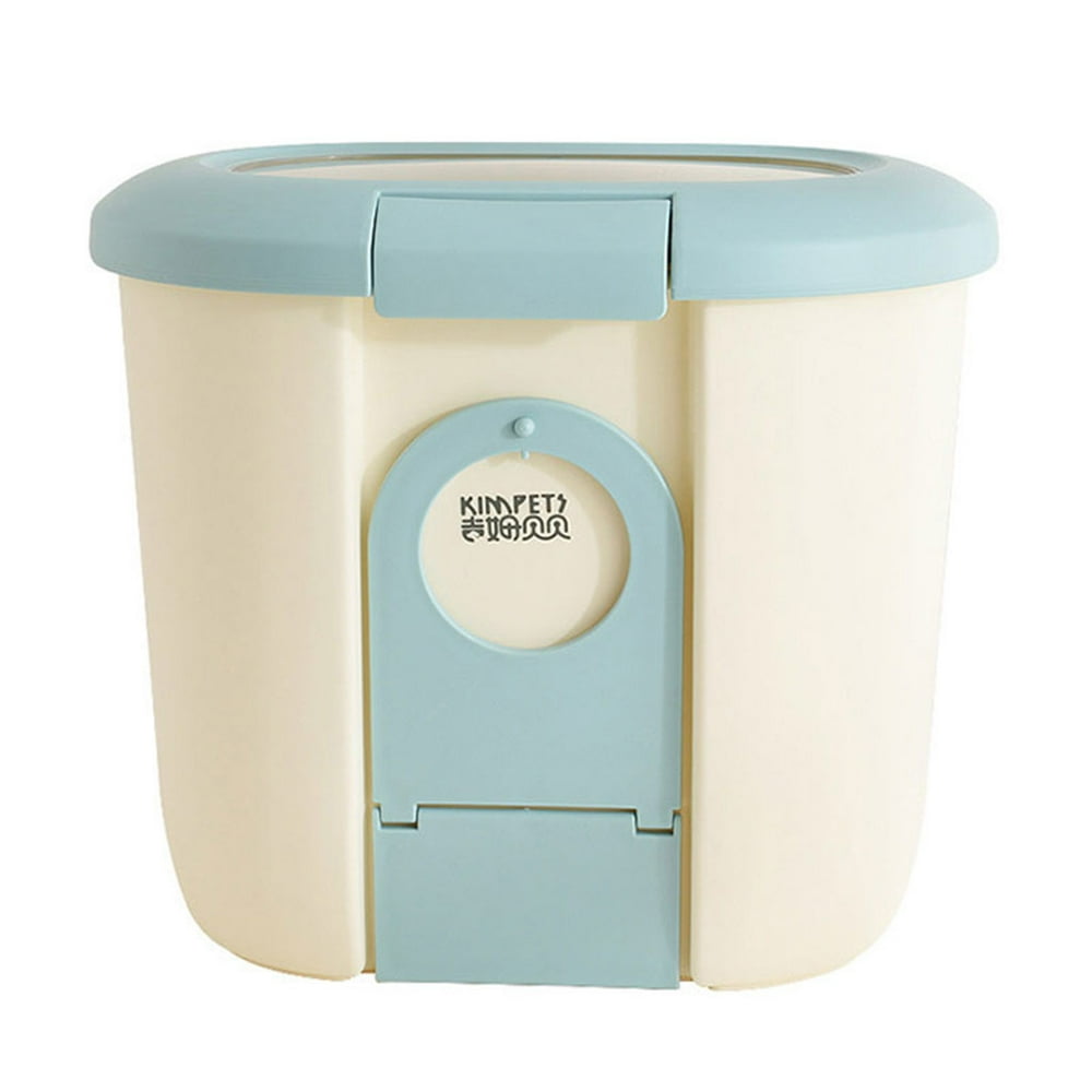 Inverlee 5L Pet Cat Dog Food Storage Bucket Large Capacity Moisture