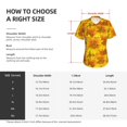 thumbnail image 4 of Uemuo 3D Sunflowers Printed Women's Classic V-Neck T-Shirt - Soft, Breathable, Moisture-Wicking, Perfect for Casual, Office, Travel, and Everyday Wear-Small, 4 of 5