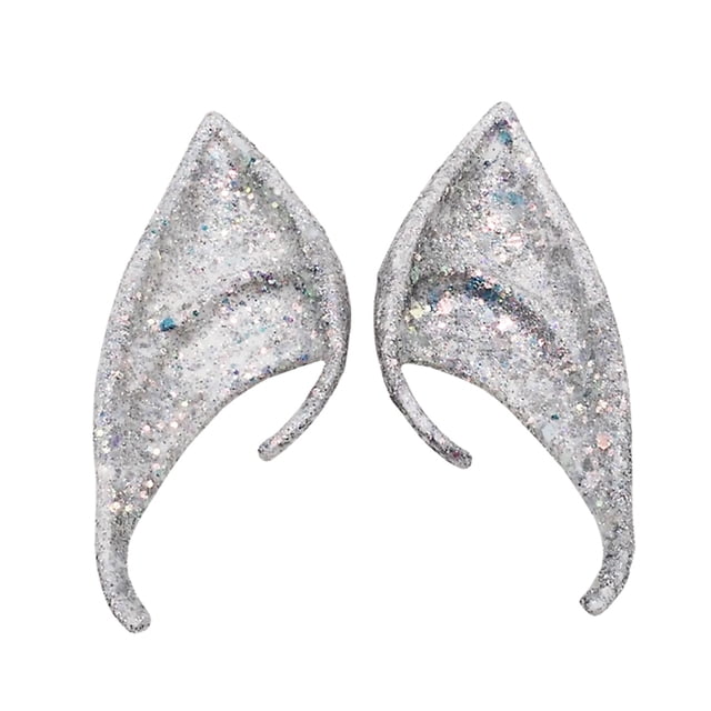 Juguete par de disfraces de Halloween con orejas puntiagudas de látex, juguetes divertidos y difíciles para fiestas (10CM) AMMAO MXZZ23418A3245