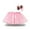 Pink, variant on Lilgiuy Mesh Tutu Skirt for Girls Party Birthday Princess Skirt Colorful Elastic High Waist Running Skirt with Bow Hairpin Decoration for 2-4Y