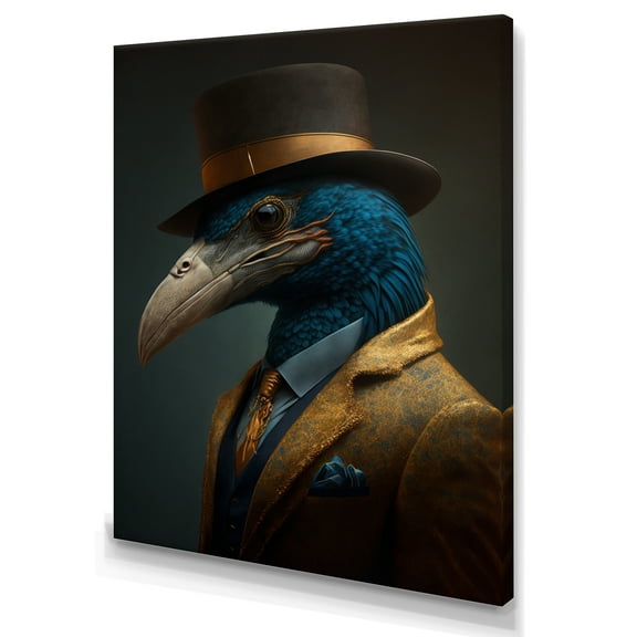 Designart Mafia Eagle Canvas Wall Art