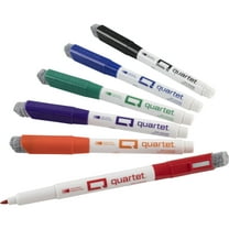 Quartet Low Odor Dry-Erase Markers, Fine Tip, Assorted Classic Colors, 6 Pack