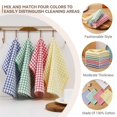 thumbnail image 6 of Koadzawe Green Kitchen Towels 1Pc, 100% Cotton 12.2X12.2 Inches Dish Towels For Kitchen Soft Absorbent Quick Drying Dishtowels For Washing Dishes., 6 of 8