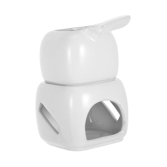 Compactly Aromatherapies Oil Burners Ceramic Fondue Pot for Rapid Chocolate Melting and Butter Warming Durability Build
