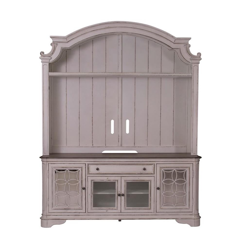 Magnolia Manor White Entertainment Center