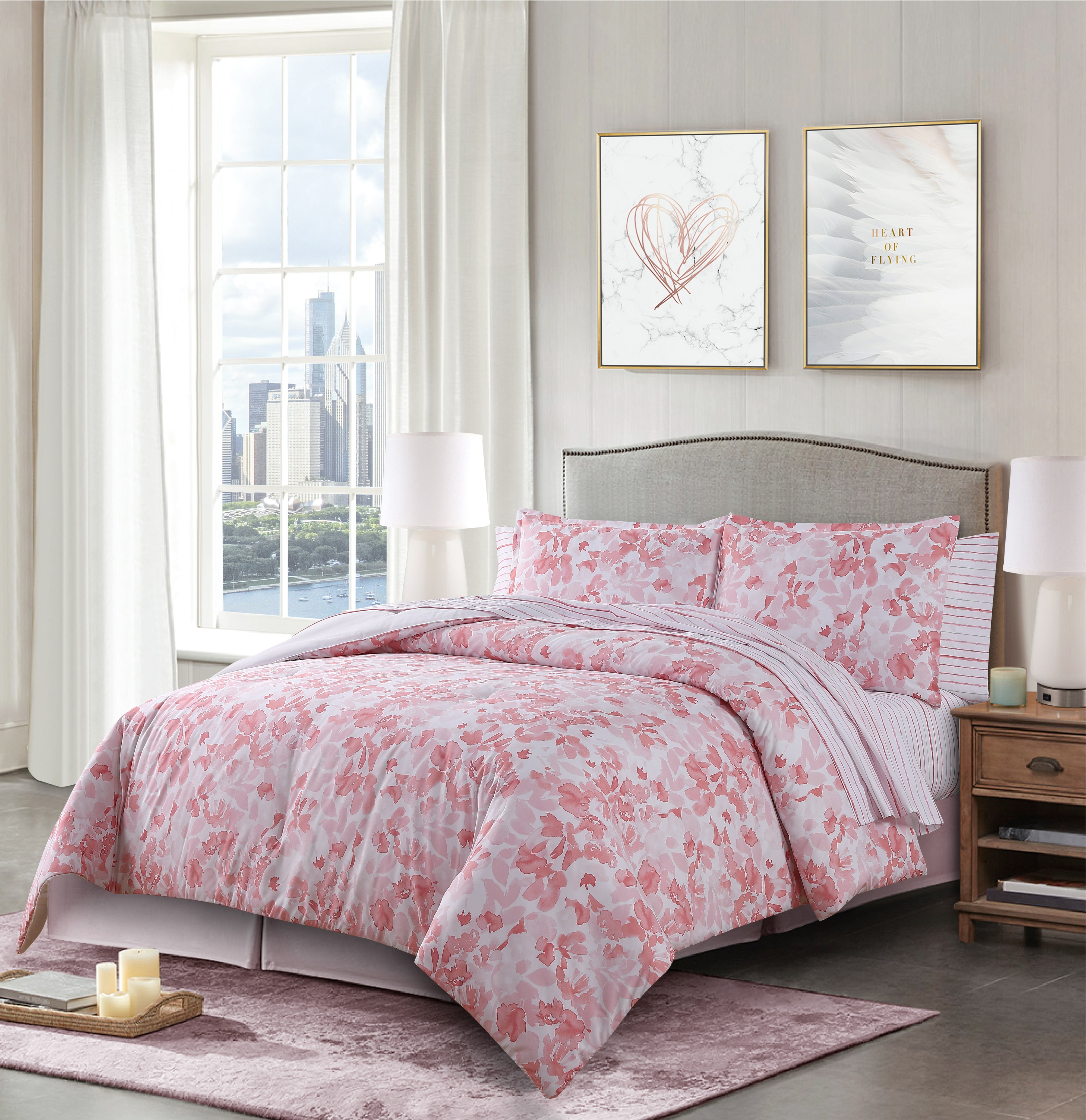 Queen Bed Sheet Set For Sweet Jojo Turquoise Pink Polka Dot Skylar Girl Bedding 