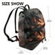 thumbnail image 2 of Balery Fiery Black Dragon Attack Mochila de Cuero para Mujeres, Gran Capacidad, Bolsa de Viaje Multifuncional, Mochila de Cuero y Bolsa de Hombro para Mujeres, 2 of 4