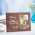 thumbnail image 4 of 4x6 Inch Memorial Picture Frame The Love Between Mother and Daughter/Son Lasts Forever Rectangle Photo Frame with Word for Mother's Day Graduation Birthday Gift, 4 of 9