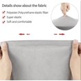 thumbnail image 2 of Nvzi 2Pcs Chair Stretchy Velvet Armrest Covers Couch Arm Protector Sofa Cover,Dark Grey, 2 of 4