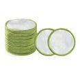 thumbnail image 1 of Almohadillas desmaquillantes reutilizables (paquete de 20) con una bolsa de lavandería lavable y una caja redonda para almacenamiento | Rondas de algodón de bambú reutilizables para todo tipo de piel, 1 of 6