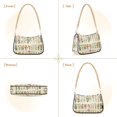 thumbnail image 7 of FORMRS Womens Shoulder Bag with Chain Strap Clutch Purse Cute Tote Handbag, Beige Wildflowers, 7 of 7