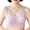Purples, variant on Womens Plus Size Bra, Push Up Lace Trim High Elastic Thin Sports Bra Without Underwire Purples XL