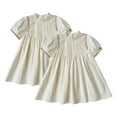thumbnail image 2 of Nmmacb 1-7 Years Kids Girls Cotton Dresses Sundress Toddler Short Sleeve Embroidery Princess Dress Baby Summer Lace Dresses, 2 of 10