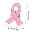 thumbnail image 5 of BAYAIXZ Breast Cancer Awareness Pins-Pink Ribbon Lapel Pins Metal Brooch Hope Ribbon Pins for Breast Cancer Charity Event (Pink,L), 5 of 6