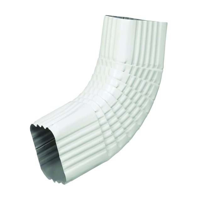 Codo para canaleta Rocky Mountain Goods 2 x 3" de aluminio blanco