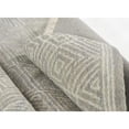 thumbnail image 5 of Momeni Mallorca Hand Hooked Wool Geometric Grey Area Rug 2' X 8' Runner, 5 of 9