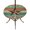 green, variant on Round Outdoor Tablecloth with Umbrella Hole and Zipper, Western Texas Star Retro Tablecloth with Elastic Waterproof, Vintage Farmhouse Green Brown Wooden Patio Table Covers for 36" - 44" Pool Tables