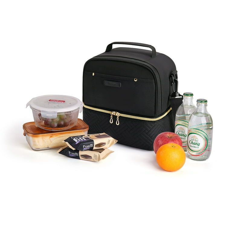 TOURIT Lunch Bag Women Double Deck Lunch Box Insulated Lunch