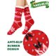 thumbnail image 3 of EBMORE Pantuflas Calcetines para Mujer con Forro Polar Grueso, Cálidas y Acogedoras en Rojo, 3 of 6