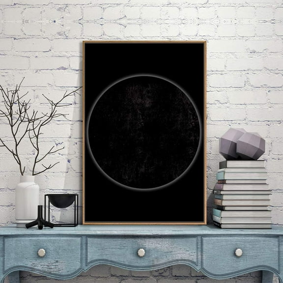 IDEA4WALL Framed Canvas Wall Art for Living Room, Bedroom Moon Canvas Prints for Modern Home Decoration Ready to Hang
