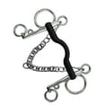 thumbnail image 1 of Western Style , Horse Bit, with Curb Hooks Chain Cheek Harnes for Horse Bridle Performance Equestrian Training Equipment, 1 of 7