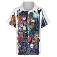 thumbnail image 5 of Adventure Time Casual Short Sleeve Shirt Lapel Collar Shirt Summer Beach Shirt S, 5 of 8