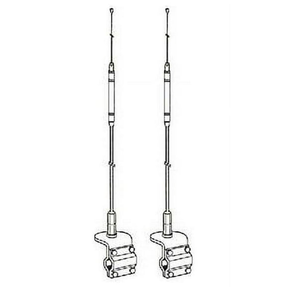 Hustler HQD 3 by 4 Wave Dual Antenna System