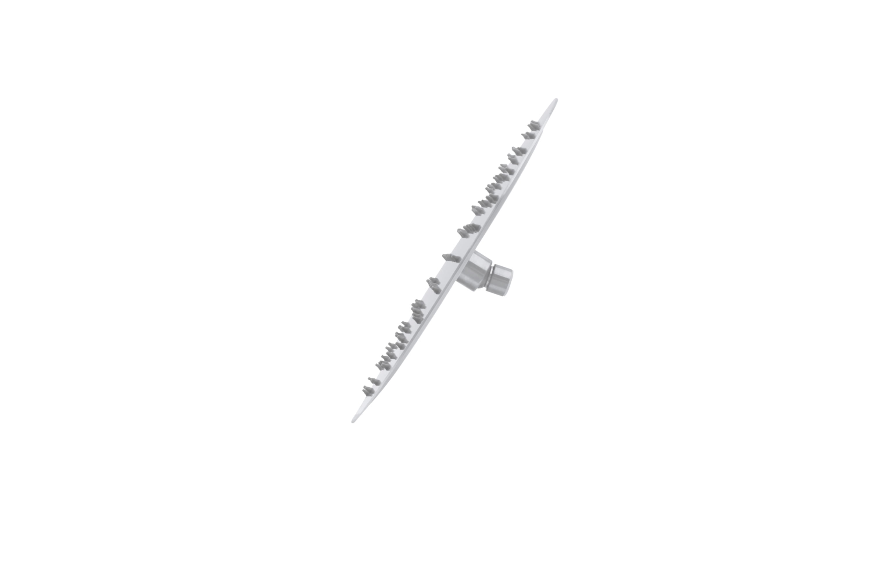 Miseno MSH-NSH-23250BN 2.2 GPM 10" Single Function Rain Shower Head - Nickel