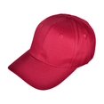 thumbnail image 1 of Buck Caps Unisex Baseball Hats in Solid Colors and Designs (Wine-6901), 1 of 3
