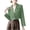 Green, variant on Drovellove Plus Size Women's Casual Blazer Jacket Long Sleeve Solid Color Lightweight Suit Coat - Versatile Office Layering Piece, Breathable Polyester Career Outerwear for Business Meetings