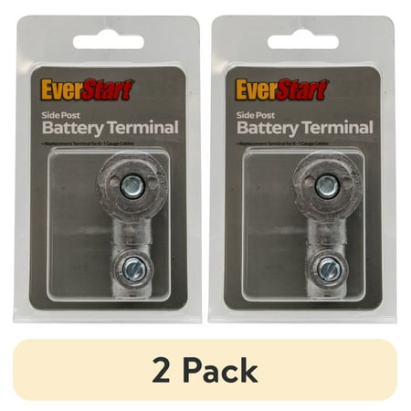 (2 pack) EverStart Automotive 4oz Battery Terminal Side Post 6-1 Cable for Cars, Semi-Trucks, & RVs