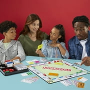 Monopoly Board Game, Classic Game with Storage Tray and Larger Tokens, Family Games for Kids, 8 and up