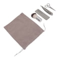 thumbnail image 1 of Juego De Cuidado Del Bigote, Kit De Cepillo De Corte De Barba Multifuncional Portátil De Acero Inoxidable 4 Piezas Para Peluquería Para Hombre Anggrek Beard Care Brush Set, 1 of 8