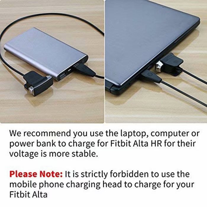 Compatible for Fitbit Alta HR Charger with Reset Button