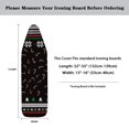 thumbnail image 6 of HELLHERO Ironing Board Cover with Elastic Edge Replacement Elastic Edge Hook & Loop Straps Ironing Board Protector Cover for Women Candy Cane Christmas Tree Pattern, 6 of 6