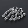 thumbnail image 4 of NIAIZEK 25Pcs Aluminum Right Angle Brackets for 20mm Extrusion Frame Rigid Connection Hardware, 4 of 5