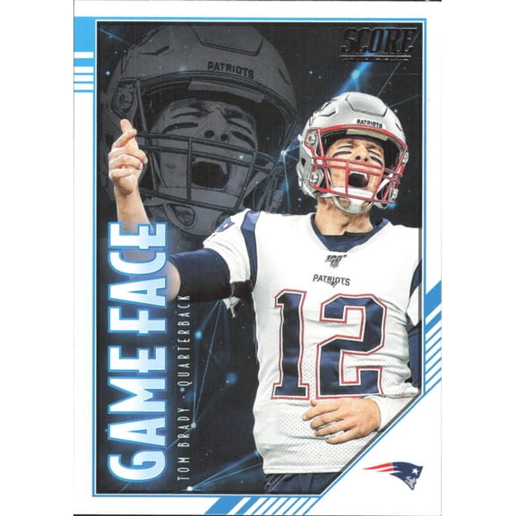 2020 SCORE GAME FACE #2 TOM BRADY NEW ENGLAND PATRIOTS