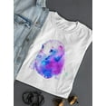 thumbnail image 3 of Watercolor Baby Blue Elephant T-Shirt Women -Image by Shutterstock, Female Medium, 3 of 4