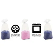 Safendry Wader Saver Moisture Absorber & Odor Eliminator 3 Packets for Removing Foul Odors and Preventing Mold (200g Each)