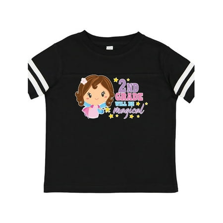 

Inktastic 2nd Grade will be Magical with Brown Haired Fairy Gift Toddler Toddler Girl T-Shirt