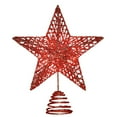 thumbnail image 2 of Lighted Star Tree Topper, Glitter Hollow Star Tree Topper with LED Lights, Christmas Tree Topper Star, Hollow 5-Point Star Tree Topper, Christmas Tree Decorations Ornaments, 8X10 inch, 2 of 7